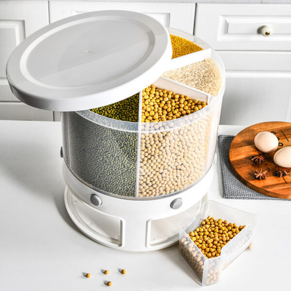 Rotating Food Storage Container